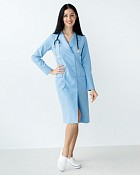 Медичний халат жіночий Моніка блакитний